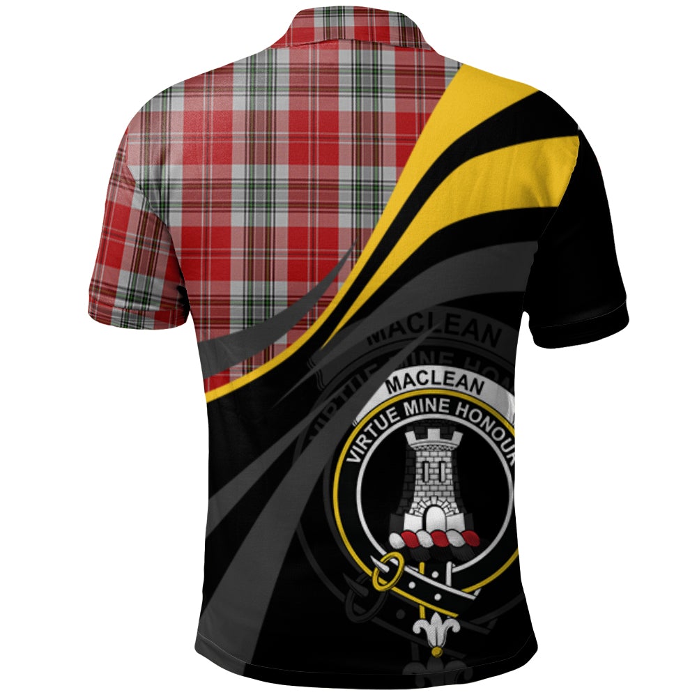 Clan MacLean of Duart Dress 02 Tartan Polo Shirt - Royal Coat Of Arms Style HO53 MacLean of Duart Dress 02 Tartan Tartan Polo   