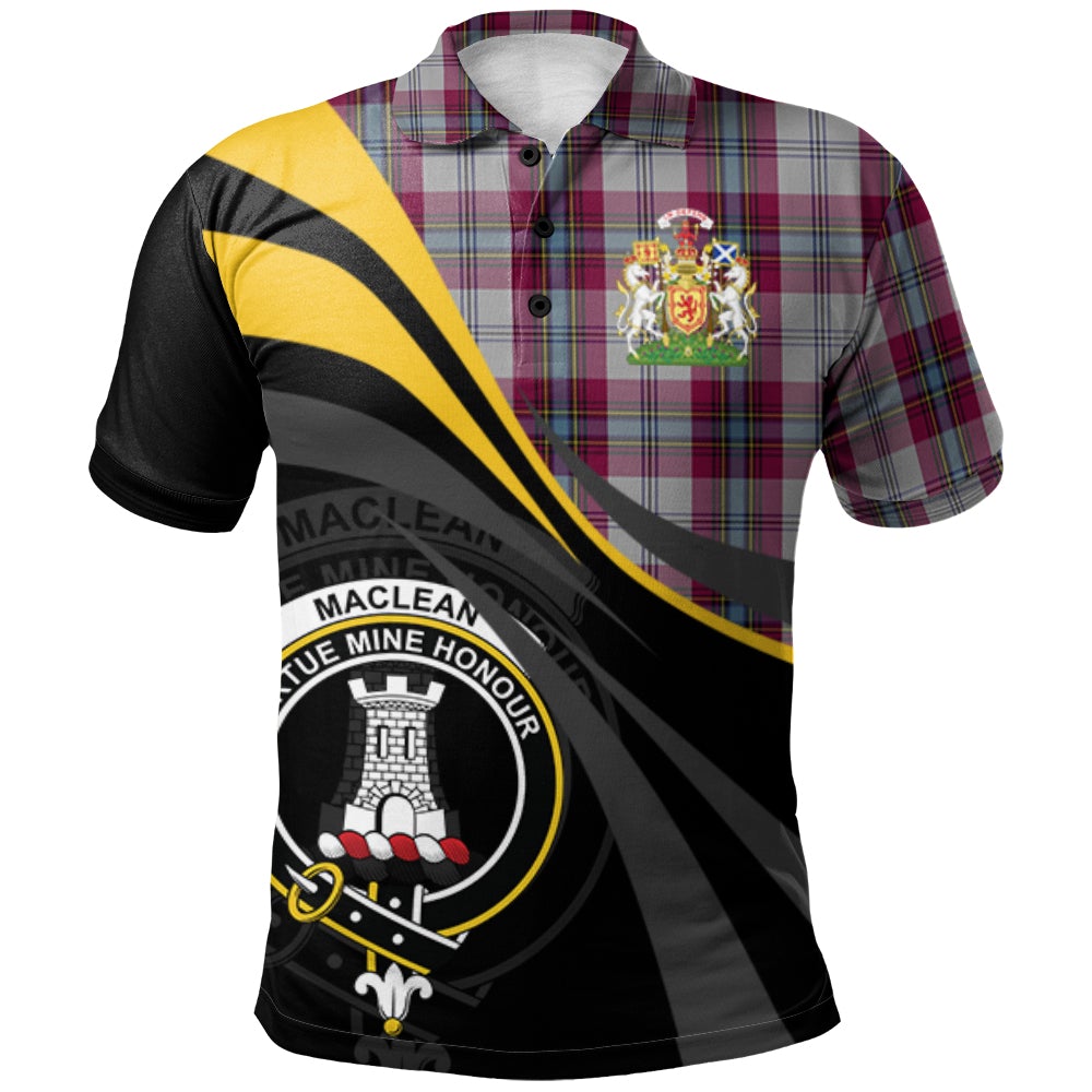 Clan MacLean of Duart Dress 04 Tartan Polo Shirt - Royal Coat Of Arms Style NS59 MacLean of Duart Dress 04 Tartan Tartan Polo   