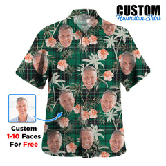 Clan MacLean Hunting Ancient Tartan Custom Face Hawaiian Shirt – Unisex Gift for Family Members, Summer Party FP19 MacLean Hunting Ancient Tartan Tartan Hawaii Shirt