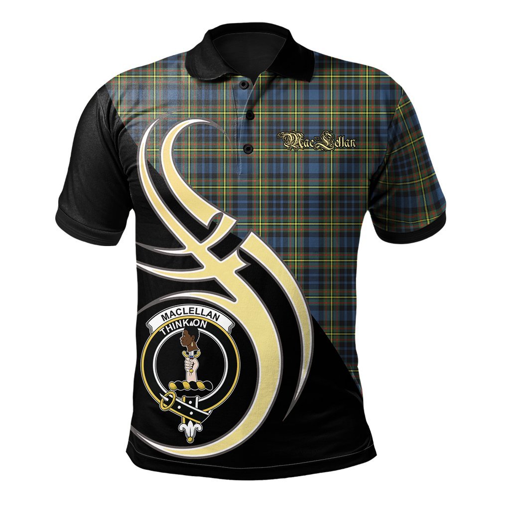 Clan MacLellan Ancient Tartan Polo Shirt - Believe In Me Style PC95 MacLellan Ancient Tartan Tartan Polo   