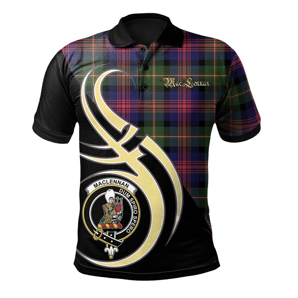 Clan MacLennan Tartan Polo Shirt - Believe In Me Style BO33 MacLennan Tartan Tartan Polo   