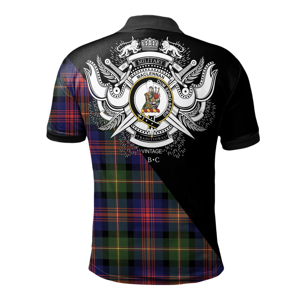 Clan MacLennan Clan - Military Polo Shirt QK51 MacLennan Tartan Tartan Polo   