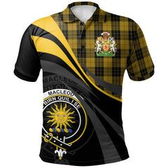 Clan MacLeod of Lewis Vestiarium Scoticum Tartan Polo Shirt - Royal Coat Of Arms Style RD21 MacLeod of Lewis Vestiarium Scoticum Tartan Tartan Polo   