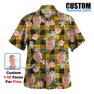 Clan MacLeod of Lewis Ancient Tartan Custom Face Hawaiian Shirt – Unisex Gift for Family Members, Summer Party CC79