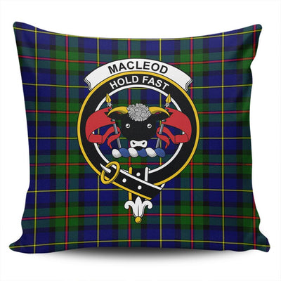 Clan MacLeod of Harris Modern Tartan Crest Pillow Cover FA74