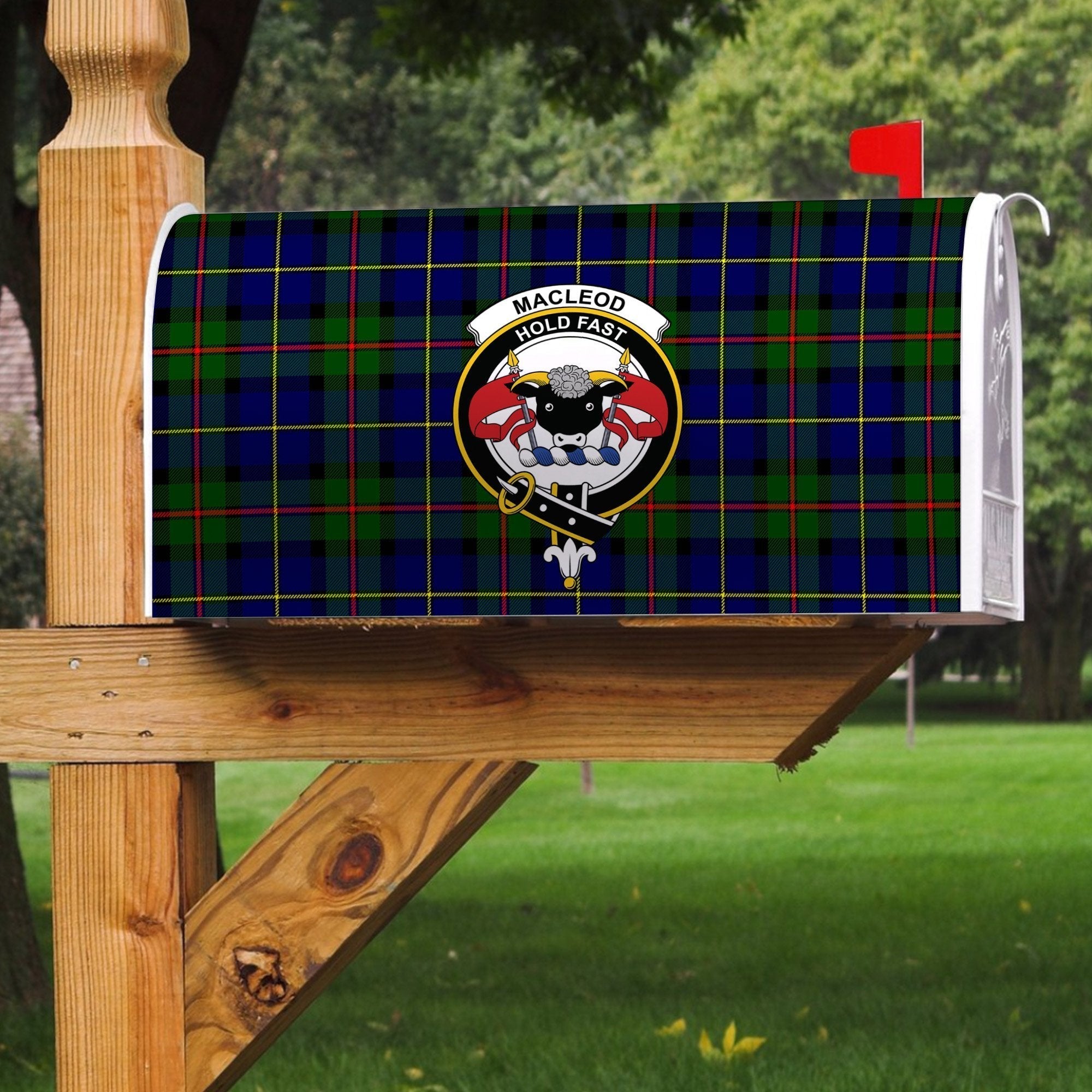 Clan MacLeod Of Harris Modern Tartan Crest Mailbox DW55 Clan Borthwick Tartan Today   
