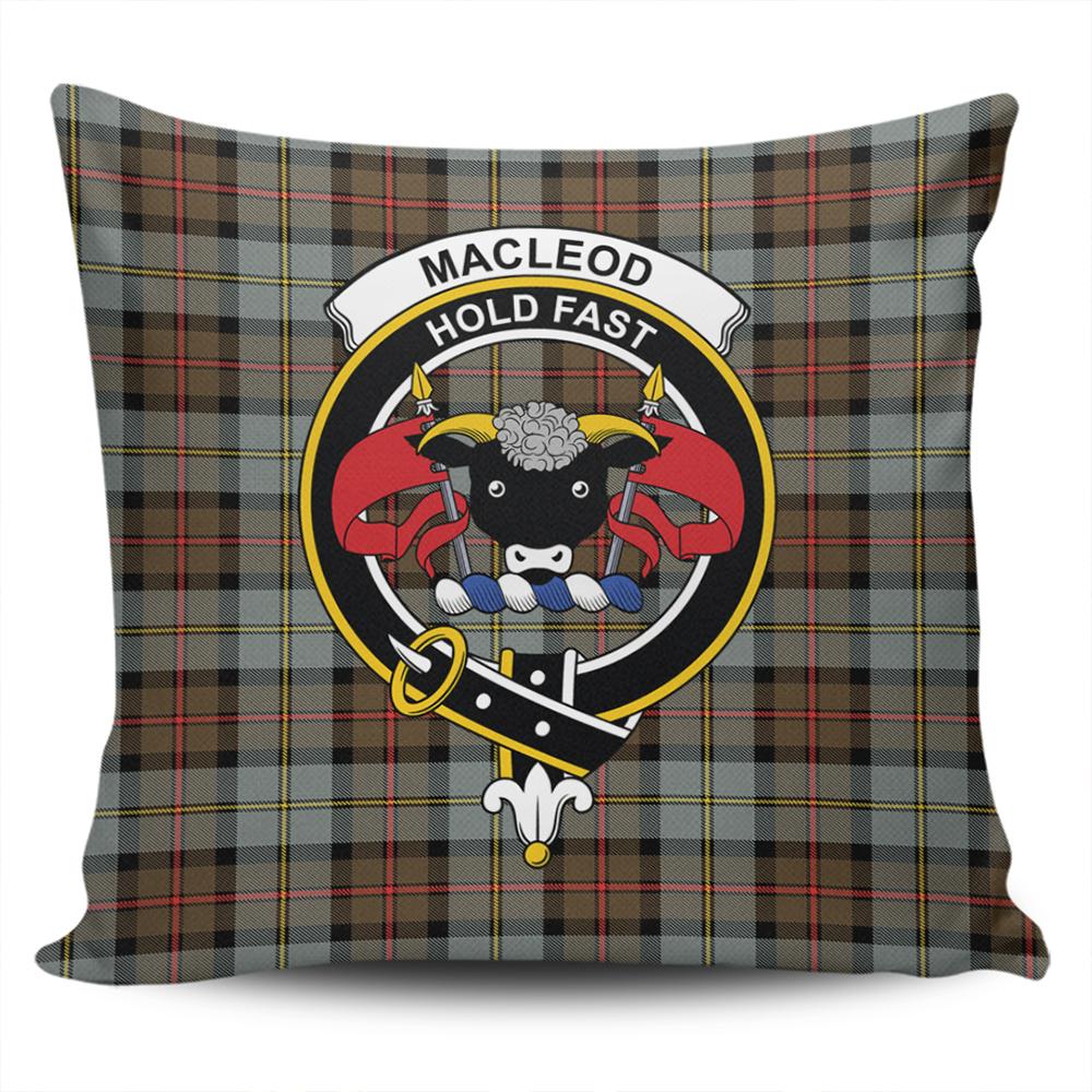 Clan MacLeod of Harris Weathered Tartan Crest Pillow Cover OX91 Clan Borthwick Tartan Today   