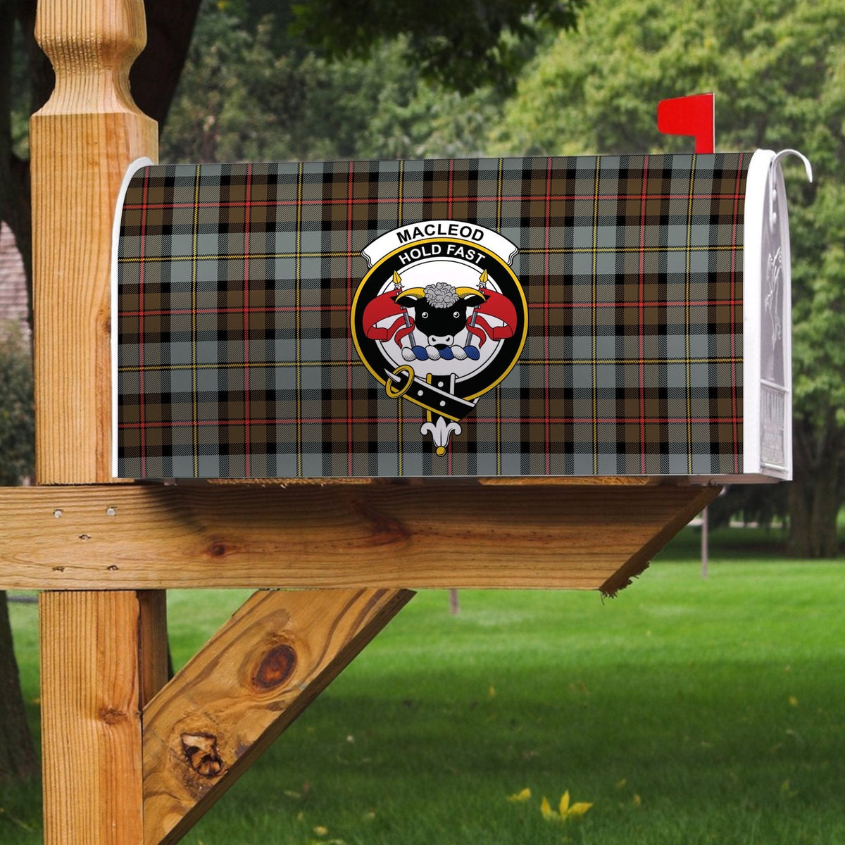 Clan MacLeod Of Harris Weathered Tartan Crest Mailbox ON34 Clan Borthwick Tartan Today   