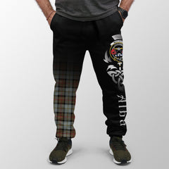 Clan MacLeod Of Harris Weathered Tartan Crest Jogger Sweatpants  Alba Celtic Style EZ16  Tartan Today   