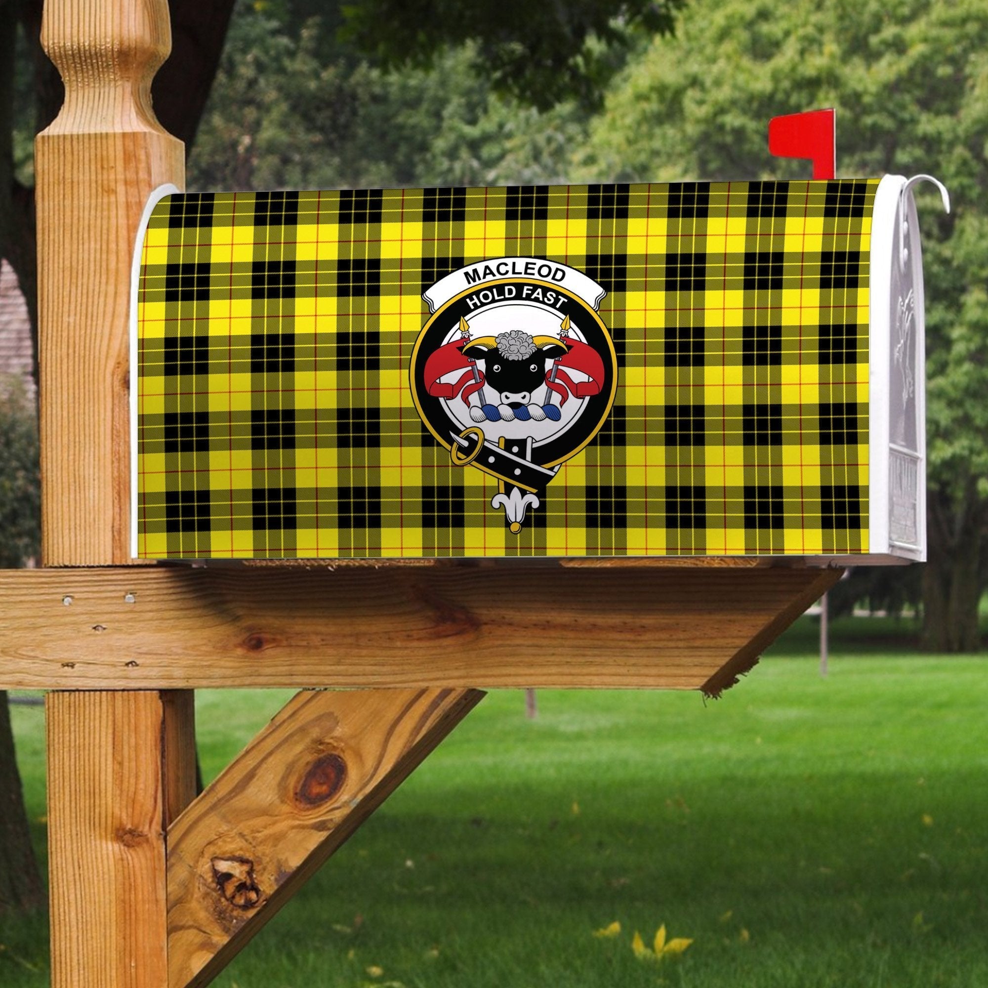 Clan MacLeod Of Lewis Modern Tartan Crest Mailbox BC86 Clan Borthwick Tartan Today   