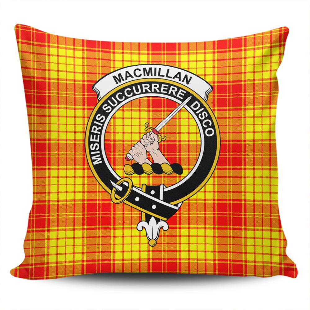 Clan MacMillan Tartan Crest Pillow Cover YP94 Clan MacMillan Tartan Today   
