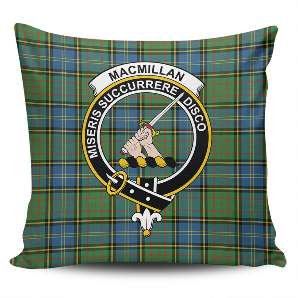 Clan MacMillan Hunting Ancient Tartan Crest Pillow Cover TE87 Clan MacMillan Tartan Today   