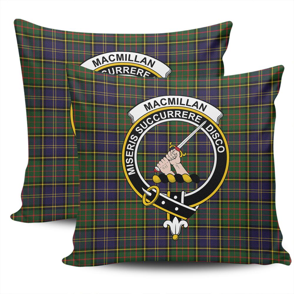 Clan MacMillan Hunting Modern Tartan Crest Pillow Cover BM52 Clan MacMillan Tartan Today   