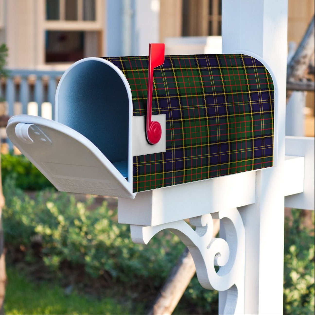 Clan MacMillan Hunting Modern Tartan Crest Mailbox NH47 Clan MacMillan Tartan Today   
