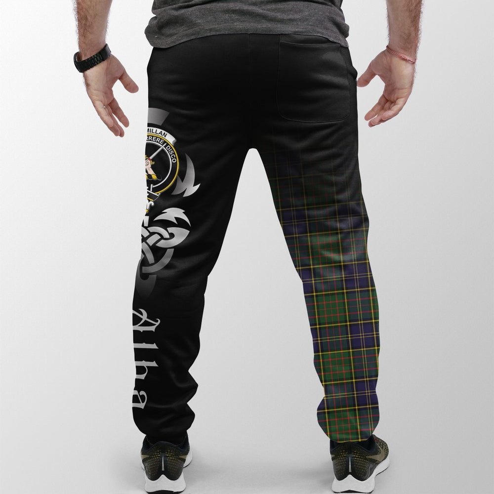 Clan MacMillan Hunting Modern Tartan Crest Jogger Sweatpants  Alba Celtic Style WZ48 Clan MacMillan Tartan Today   
