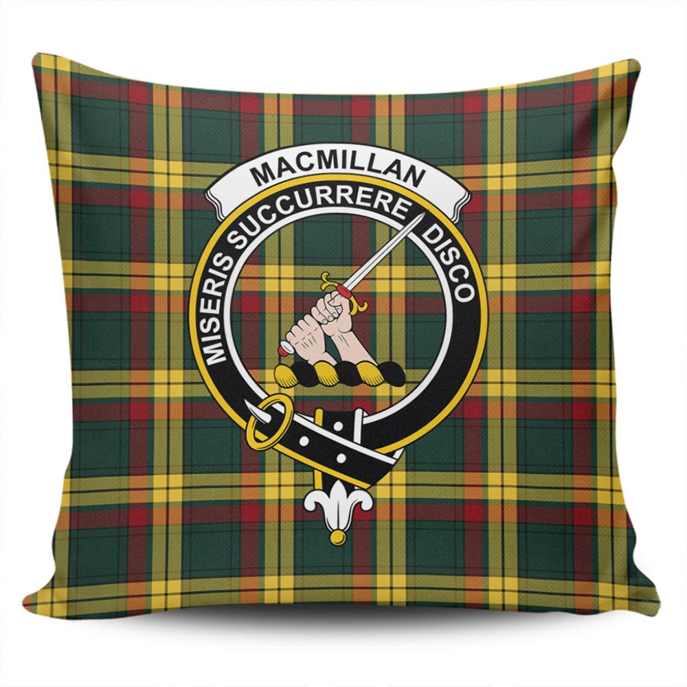 Clan MacMillan Old Modern Tartan Crest Pillow Cover ND60 Clan MacMillan Tartan Today   