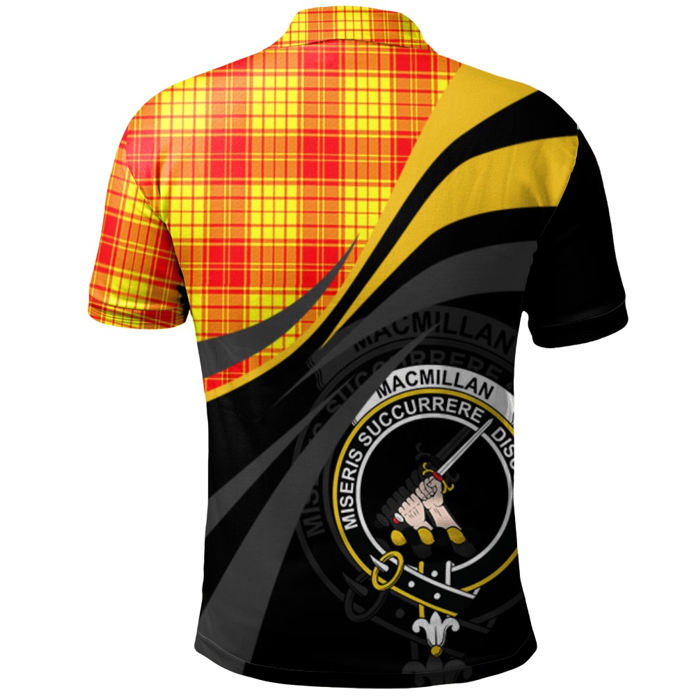 Clan MacMillan 01 Tartan Polo Shirt - Royal Coat Of Arms Style IR50 MacMillan 01 Tartan Tartan Polo   
