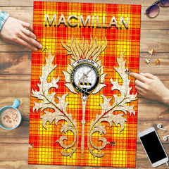 Clan MacMillan Tartan Crest Thistle Jigsaw Puzzles Gift For Family CY87 Clan MacMillan Tartan Today   