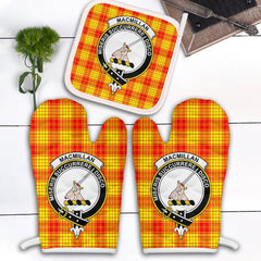 Clan MacMillan Tartan Crest Oven Mitt And Pot Holder (2 Oven Mitts + 1 Pot Holder) YB68 Clan MacMillan Tartan Today   