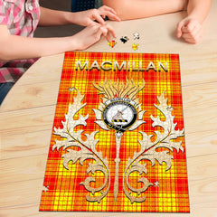 Clan MacMillan Tartan Crest Thistle Jigsaw Puzzles Gift For Family CY87 Clan MacMillan Tartan Today   