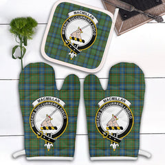 Clan MacMillan Hunting Ancient Tartan Crest Oven Mitt And Pot Holder (2 Oven Mitts + 1 Pot Holder) SQ11 Clan MacMillan Tartan Today   