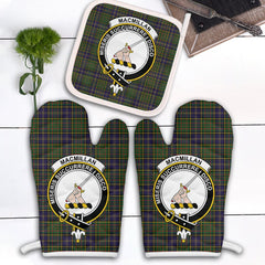 Clan Clan MacMillan Hunting Modern Tartan Crest Oven Mitt And Pot Holder (2 Oven Mitts + 1 Pot Holder) DY73 Clan MacMillan Tartan Today   