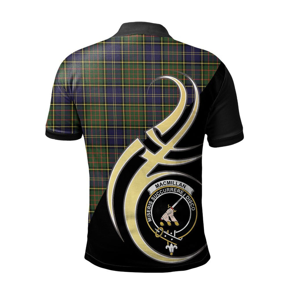 Clan MacMillan Hunting Modern Tartan Polo Shirt - Believe In Me Style LN39 MacMillan Hunting Modern Tartan Tartan Polo   