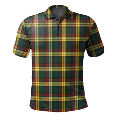 Clan MacMillan Old Modern Tartan Polo Shirt LL40 MacMillan Old Modern Tartan Tartan Polo   