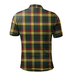 Clan MacMillan Old Modern Tartan Polo Shirt LL40 MacMillan Old Modern Tartan Tartan Polo   
