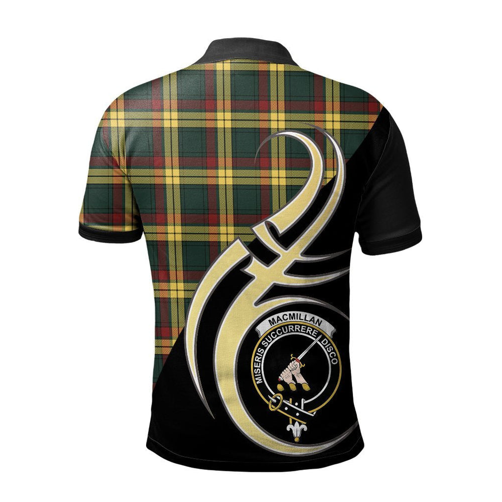 Clan MacMillan Old Modern Tartan Polo Shirt - Believe In Me Style KK36 MacMillan Old Modern Tartan Tartan Polo   