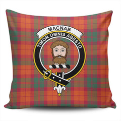 Clan MacNab Ancient Tartan Crest Pillow Cover LR43 Clan MacNab Tartan Today   