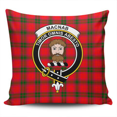 Clan MacNab Modern Tartan Crest Pillow Cover BV53 Clan MacNab Tartan Today   