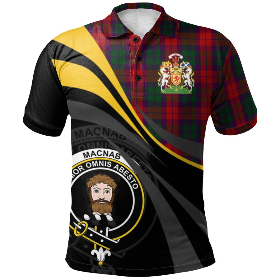 Clan MacNab 02 Tartan Polo Shirt - Royal Coat Of Arms Style KK47 MacNab 02 Tartan Tartan Polo   