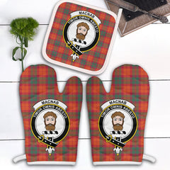 Clan MacNab Ancient Tartan Crest Oven Mitt And Pot Holder (2 Oven Mitts + 1 Pot Holder) YK85 Clan MacNab Tartan Today   