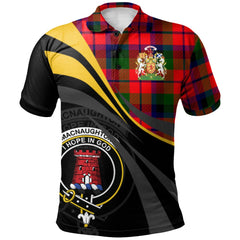Clan MacNaughton (MacNaughten) Tartan Polo Shirt - Royal Coat Of Arms Style DP78 MacNaughton (MacNaughten) Tartan Tartan Polo   