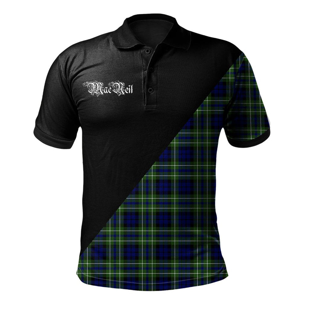 Clan MacNeil of Colonsay Modern Clan - Military Polo Shirt US60 MacNeil of Colonsay Modern Tartan Tartan Polo   