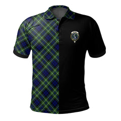 Clan MacNeil of Colonsay Modern Tartan Polo Shirt Half of Me - Cross Style FO65 MacNeil of Colonsay Modern Tartan Tartan Polo   