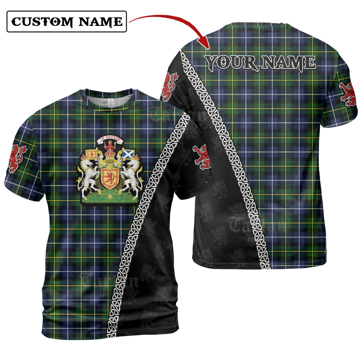 MacNeil of Barra Modern Tartan Shirt with Scotland Coat of Arms & Custom Name VV58