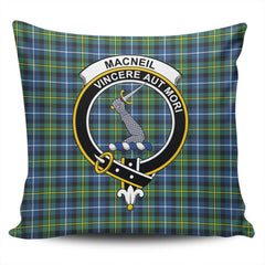 Clan MacNeill of Barra Ancient Tartan Crest Pillow Cover VW62 Clan MacNeil / MacNeill Tartan Today   