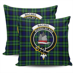 Clan MacNeil of Colonsay Modern Tartan Crest Pillow Cover UB83 Clan MacNeil / MacNeill Tartan Today   