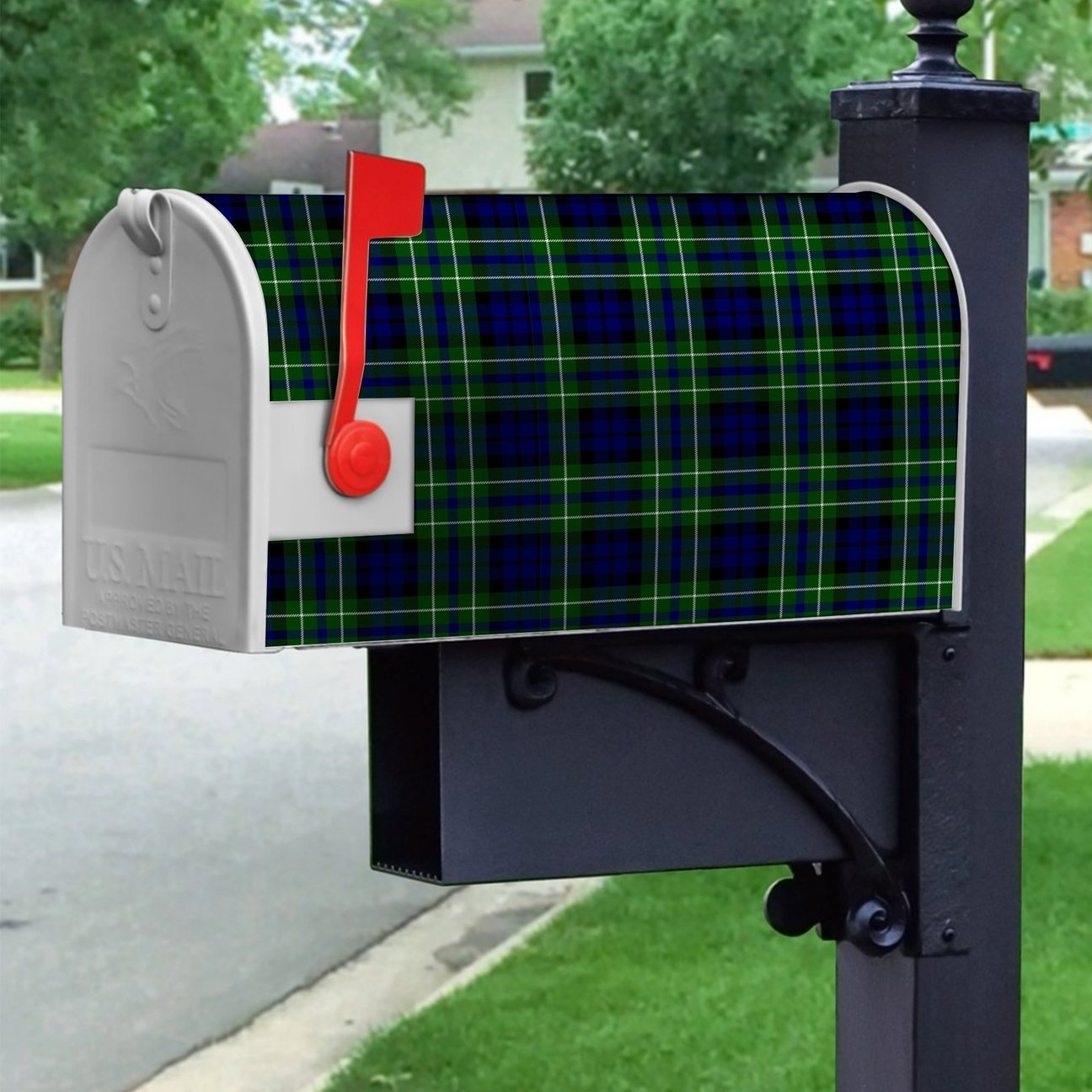 Clan MacNeil Of Colonsay Modern Tartan Crest Mailbox US60 Clan MacNeil / MacNeill Tartan Today   
