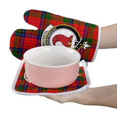 Clan MacNicol Of Scorrybreac Tartan Crest Oven Mitt And Pot Holder (2 Oven Mitts + 1 Pot Holder) EB88 Clan MacNicol Tartan Today   