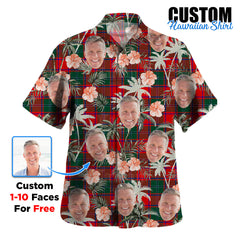 Clan MacPhail Tartan Custom Face Hawaiian Shirt – Unisex Gift for Family Members, Summer Party YO71 MacPhail Tartan Tartan Hawaii Shirt