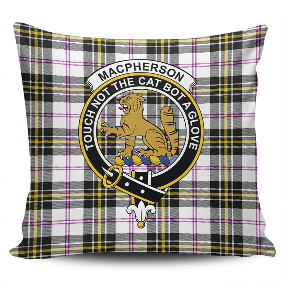 Clan MacPherson Dress Modern Tartan Crest Pillow Cover CM47 Clan MacPherson Tartan Today   