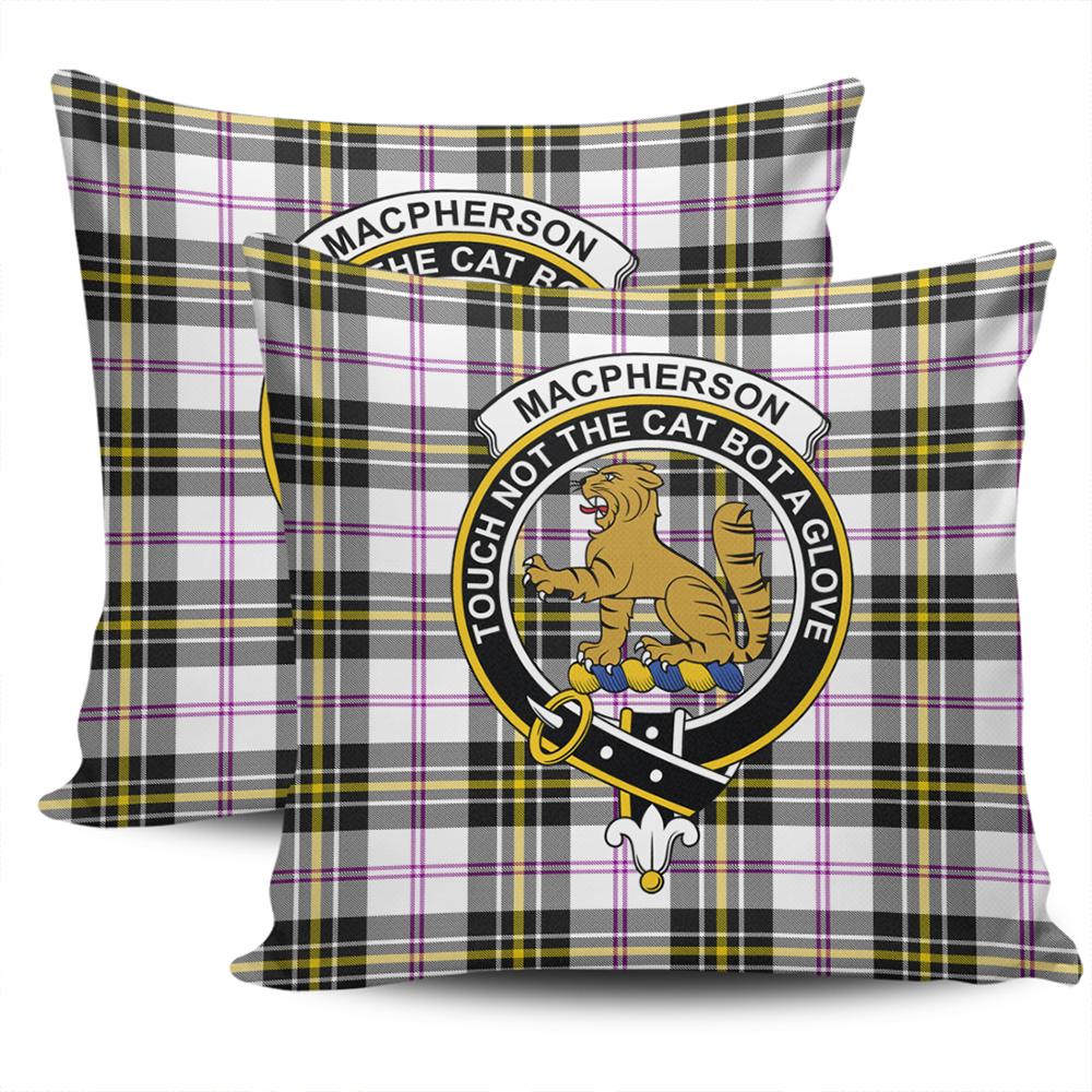 Clan MacPherson Dress Modern Tartan Crest Pillow Cover CM47 Clan MacPherson Tartan Today   