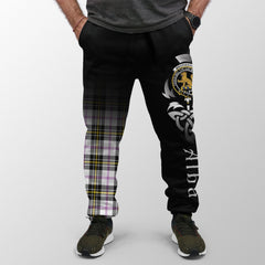 Clan MacPherson Dress Modern Tartan Crest Jogger Sweatpants  Alba Celtic Style EL13 Clan MacPherson Tartan Today   