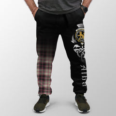 Clan MacPherson Hunting Ancient Tartan Crest Jogger Sweatpants  Alba Celtic Style NN92 Clan MacPherson Tartan Today   