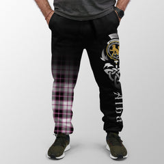 Clan MacPherson Hunting Modern Tartan Crest Jogger Sweatpants  Alba Celtic Style GG22 Clan MacPherson Tartan Today   