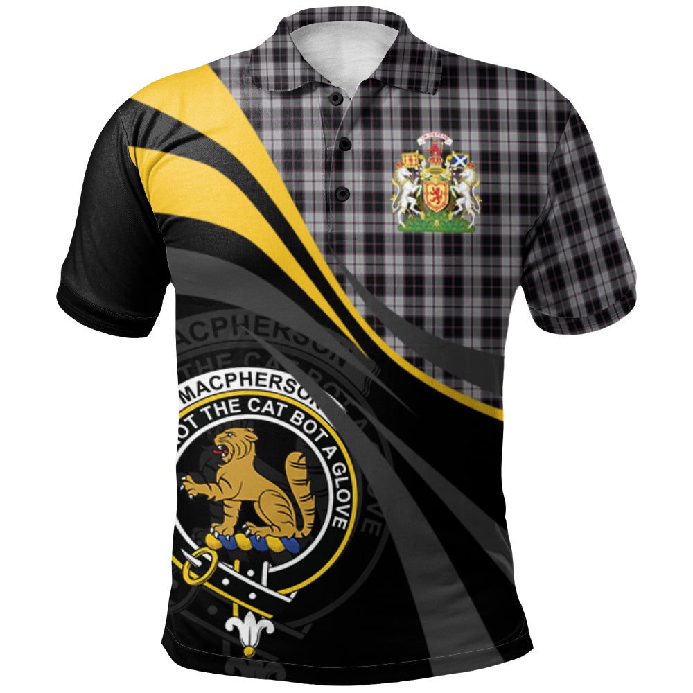 Clan MacPherson 05 Tartan Polo Shirt - Royal Coat Of Arms Style AR97 MacPherson 05 Tartan Tartan Polo   
