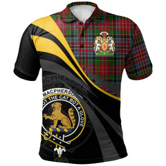 Clan MacPherson 06 Tartan Polo Shirt - Royal Coat Of Arms Style OV36 MacPherson 06 Tartan Tartan Polo   